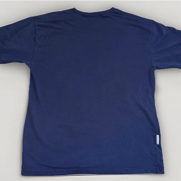 Michigan J Frog WB 1995 Blue Pocket Embroidered T Shirt Acme Clothing Size Large - Picture 2 of 8